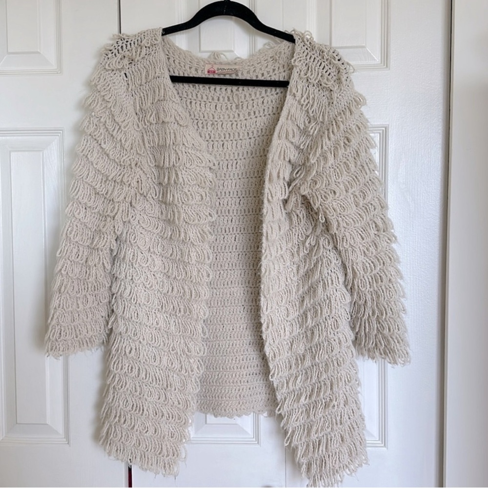 Vintage! Shag Cardigan - S/M